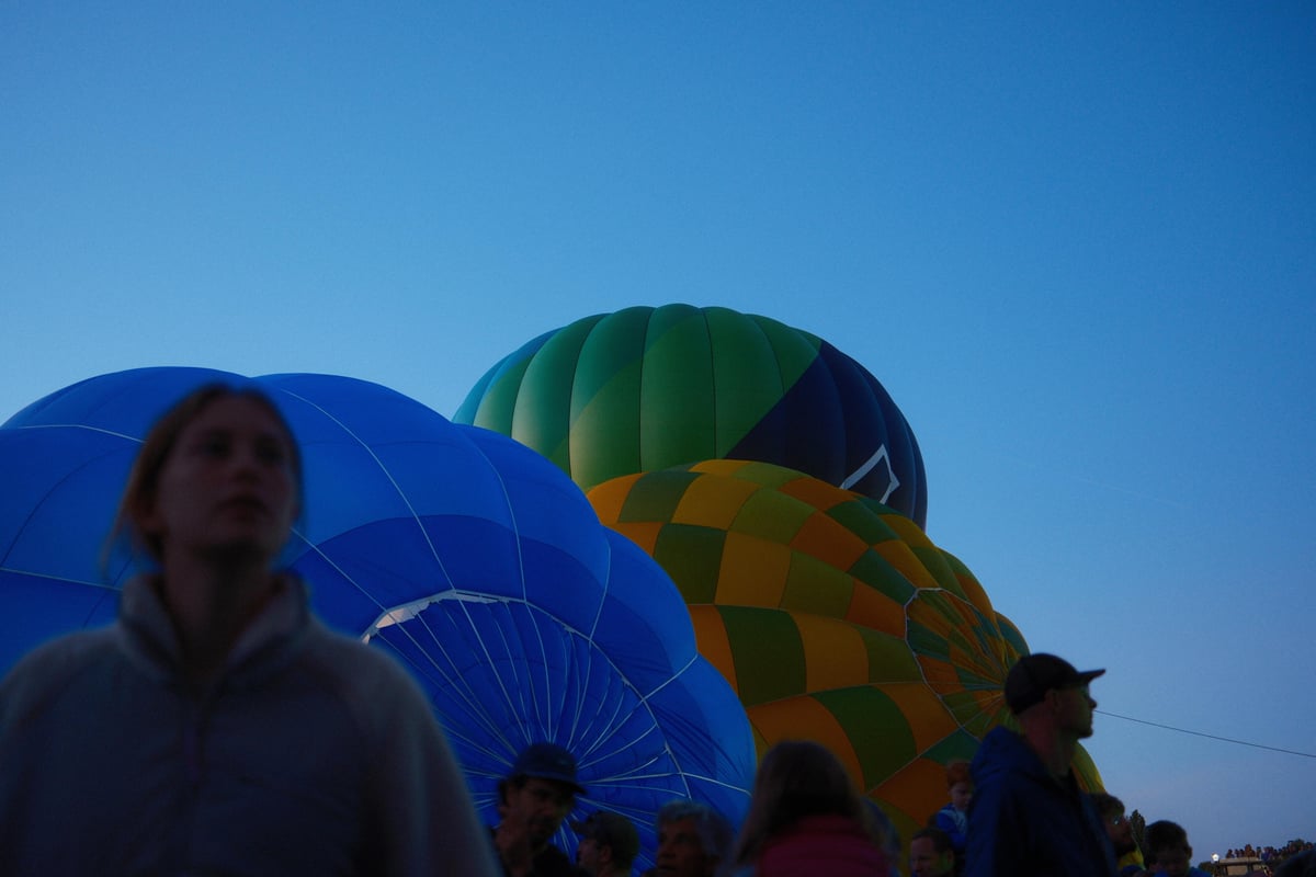 Hot air balloons at Canberra Balloon Spectacular 2024.